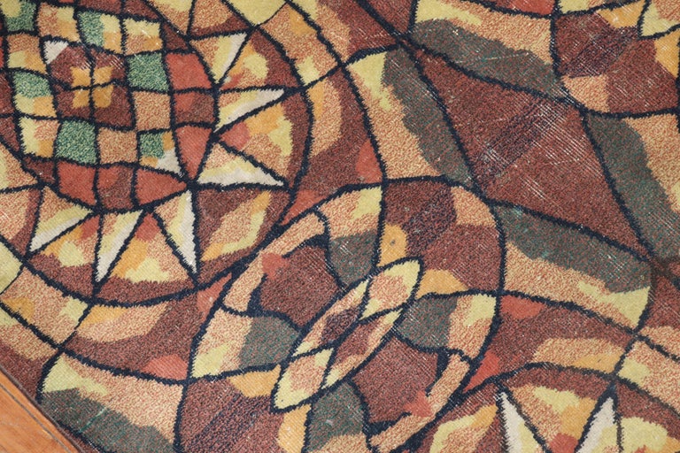 Infamous Turkish Deco Zeki Muren Rug For Sale at 1stDibs