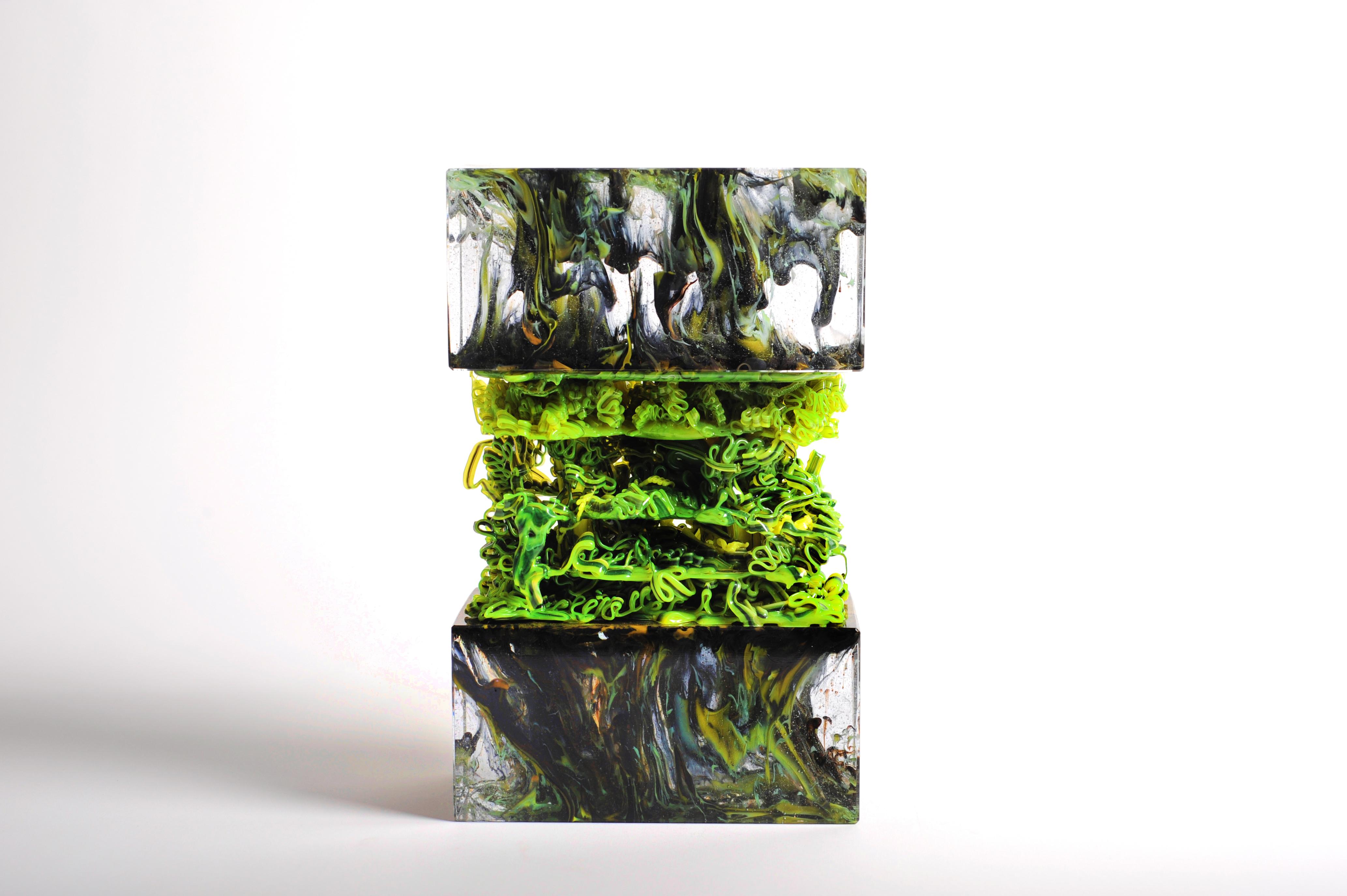 Infizierte Phlem-Skulptur Sammlung Glas vs. Plastik (Moderne) im Angebot