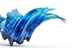 Inferno Corno Abstract Sculpture Chrome Finish