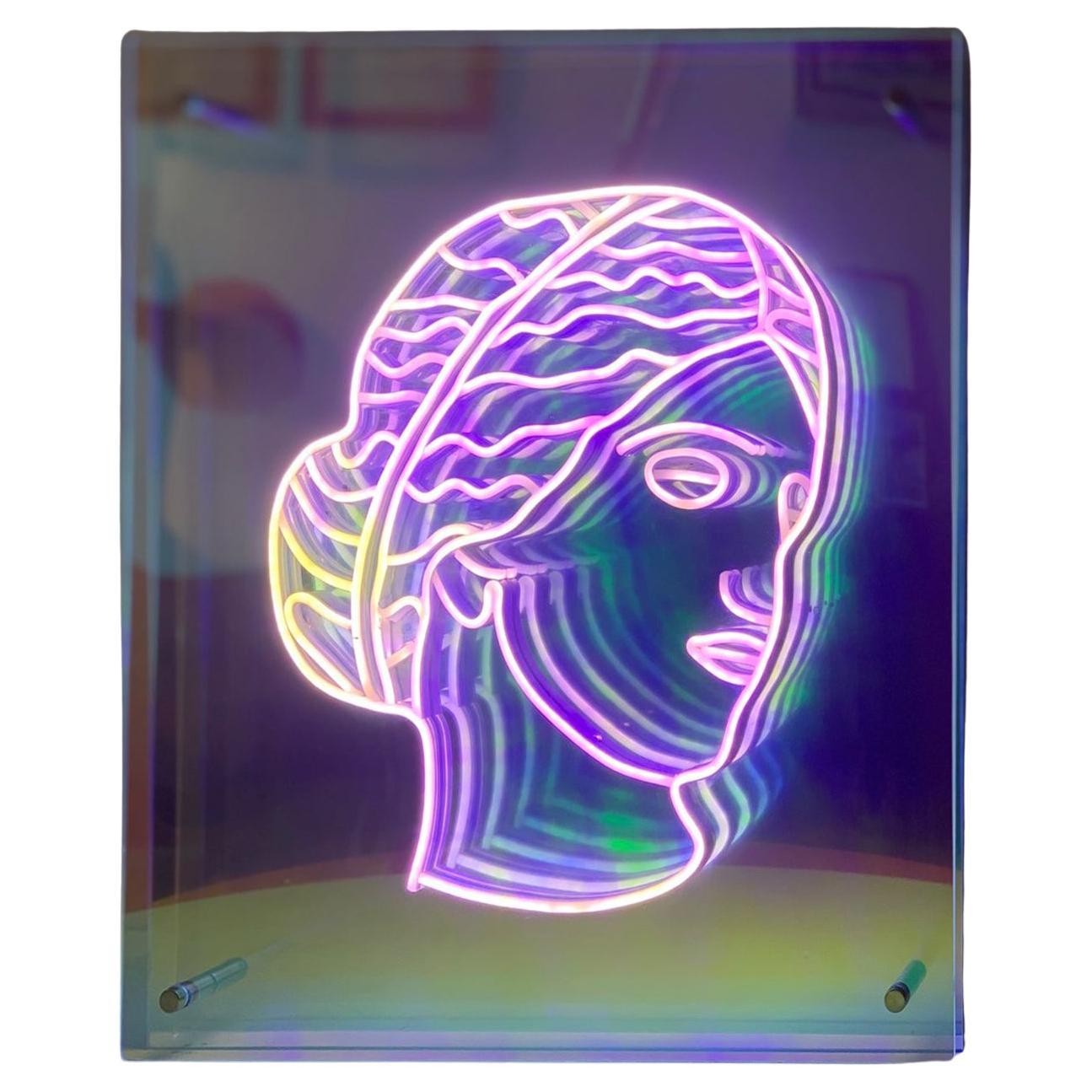 Infinite Aphrodite Sculpture. From the series Neon Classics For Sale