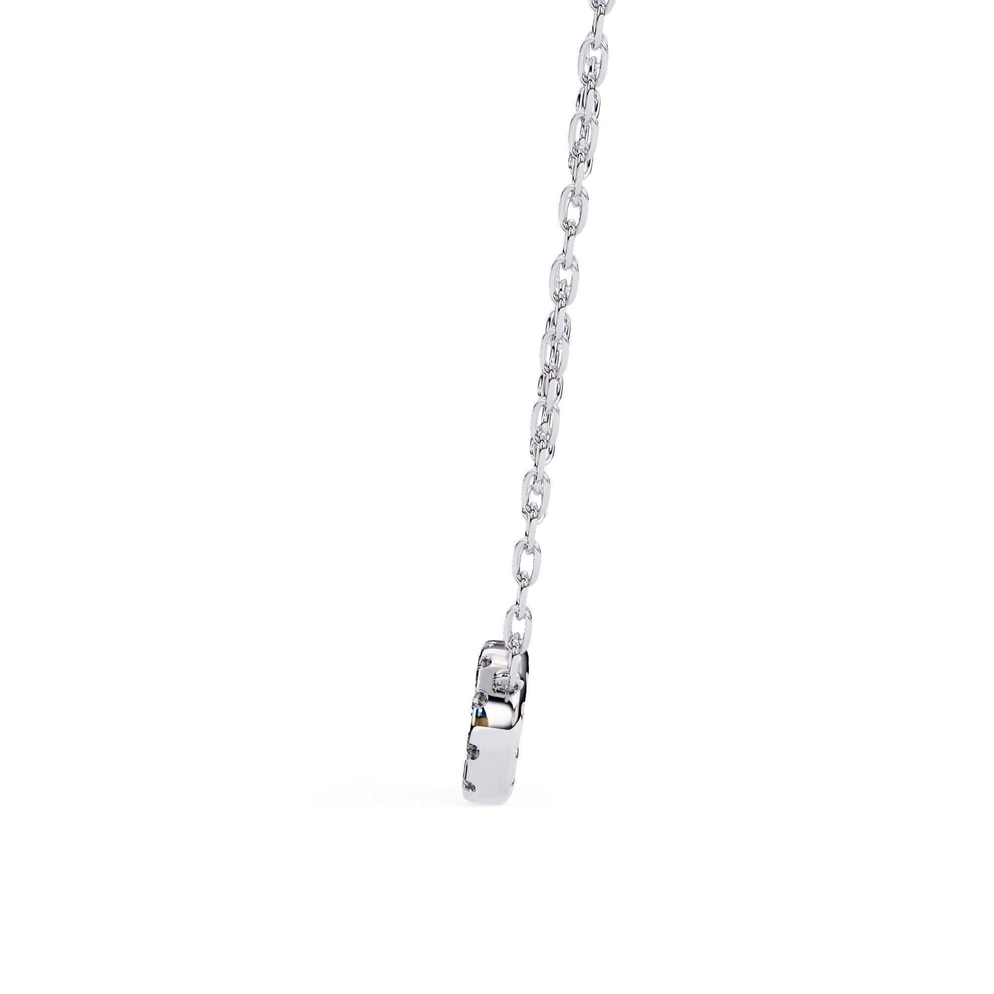 Collar con Colgante de Diamantes Naturales Infinite Elegance Romántico en venta