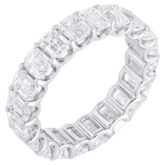 Infinite Light White Bague en or 18K avec diamant taille fantaisie en vente