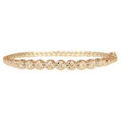 Infinite Shimmer Diamond Bracelet with Illusion Setting set in 18k Solid Gold
