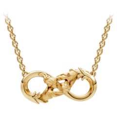 INFINITO 18K Yellow Gold Pendant Necklace