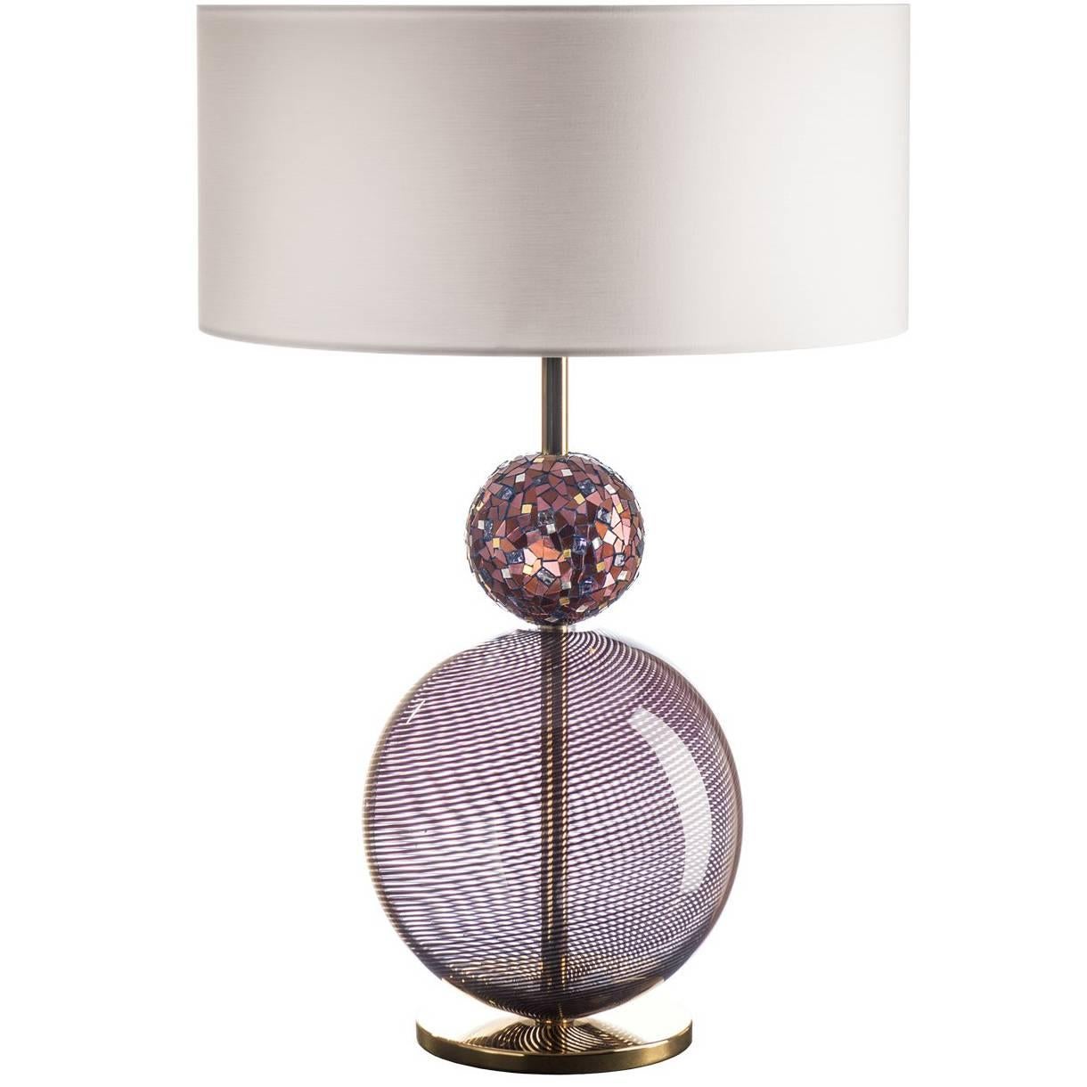 Infinito Purple Table Lamp