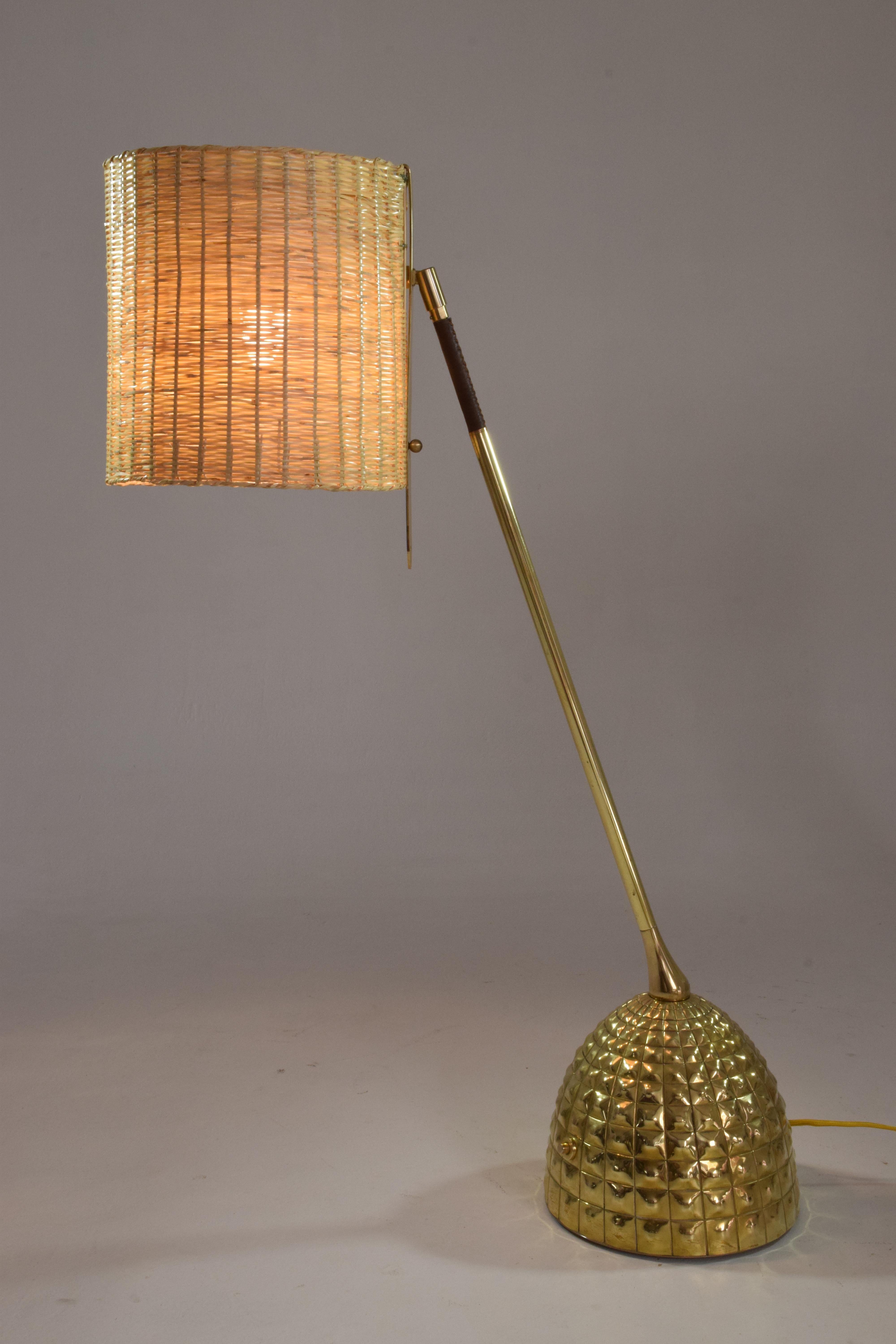 tall rattan lamp