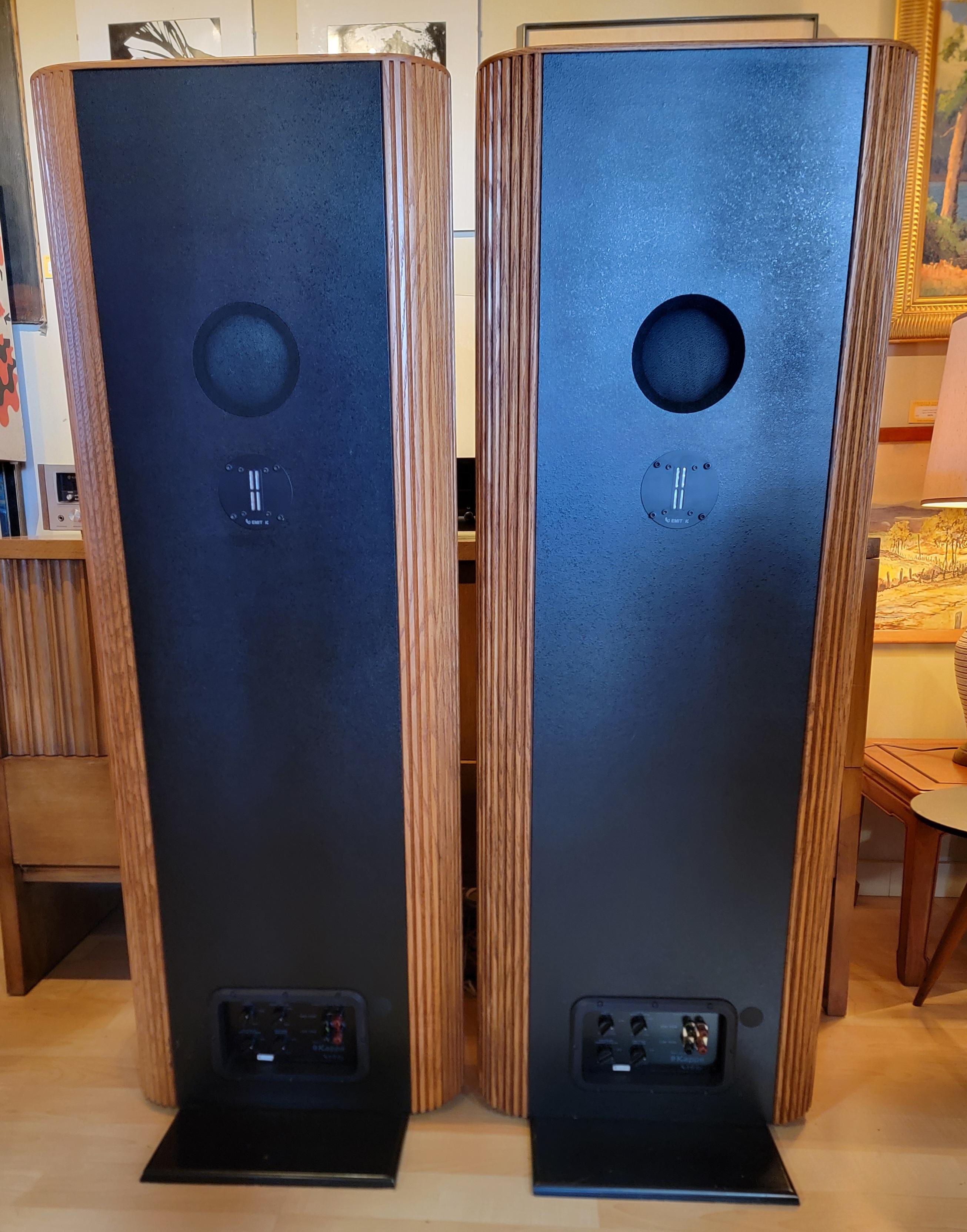 Mid-Century Modern Speakers stéréo Kappa Infinity en vente