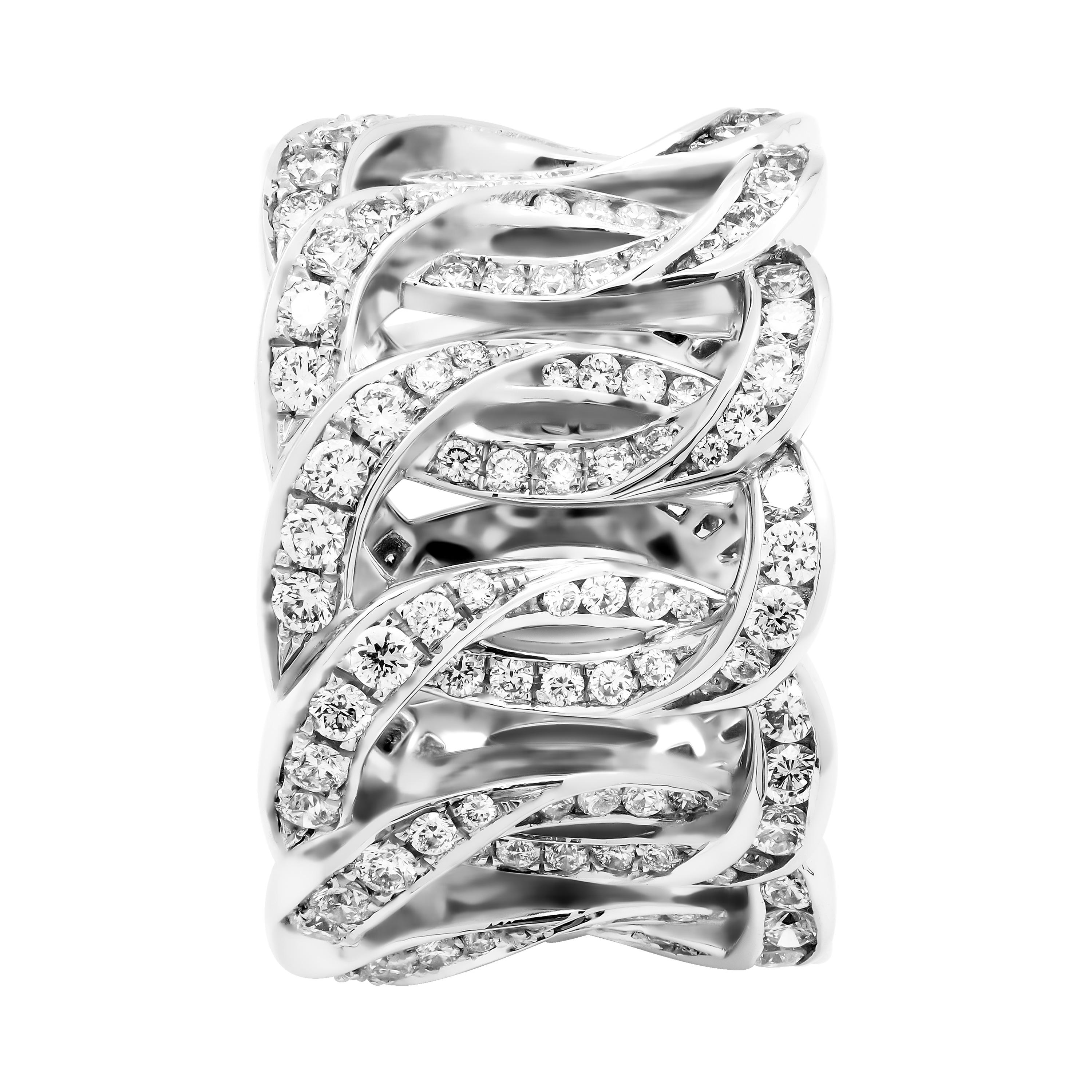 Moderne Bracelet à maillons en diamants Infinity en vente