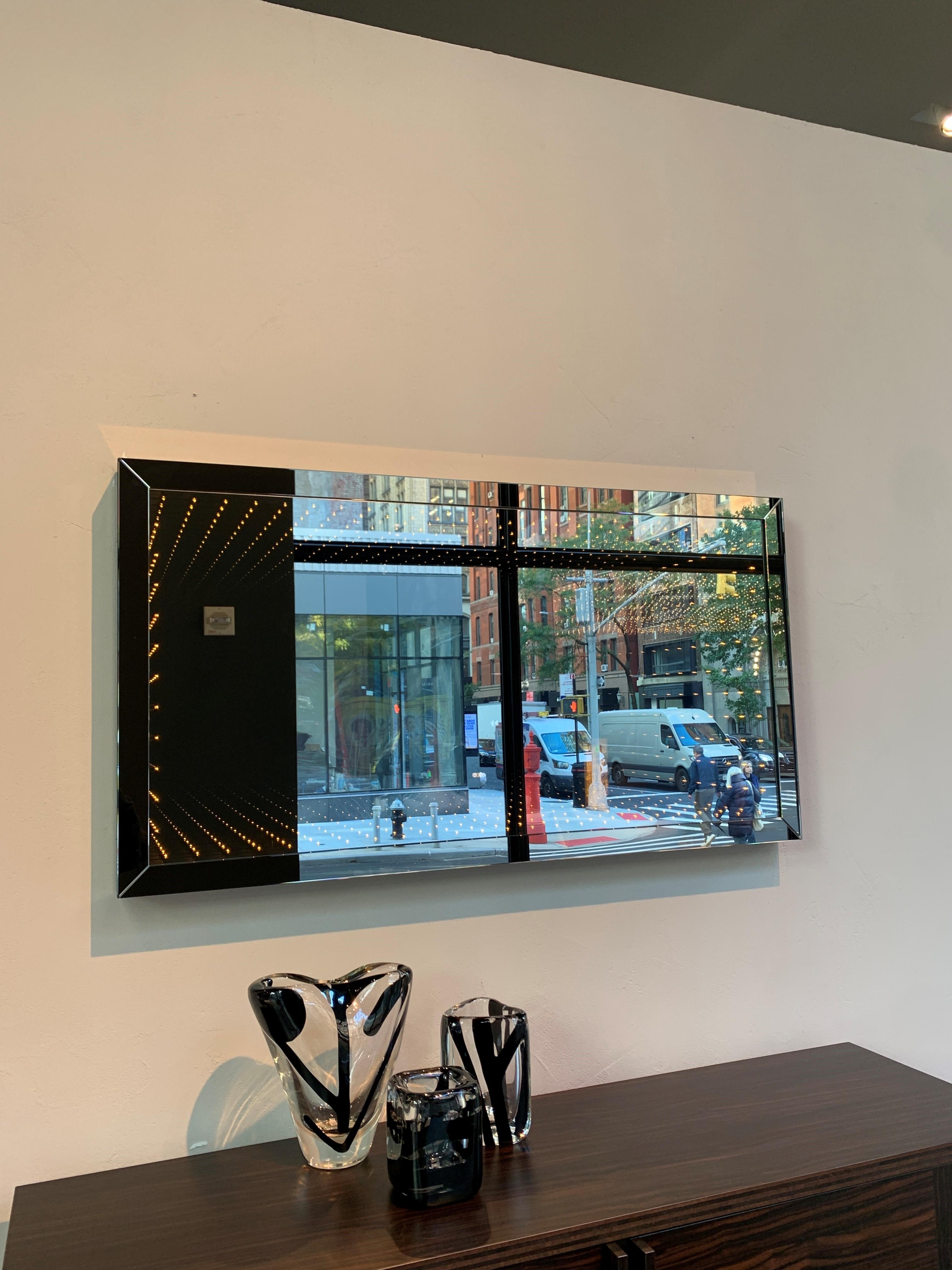 Infinity Mirror by BMB Italia  In Excellent Condition In New York, NY
