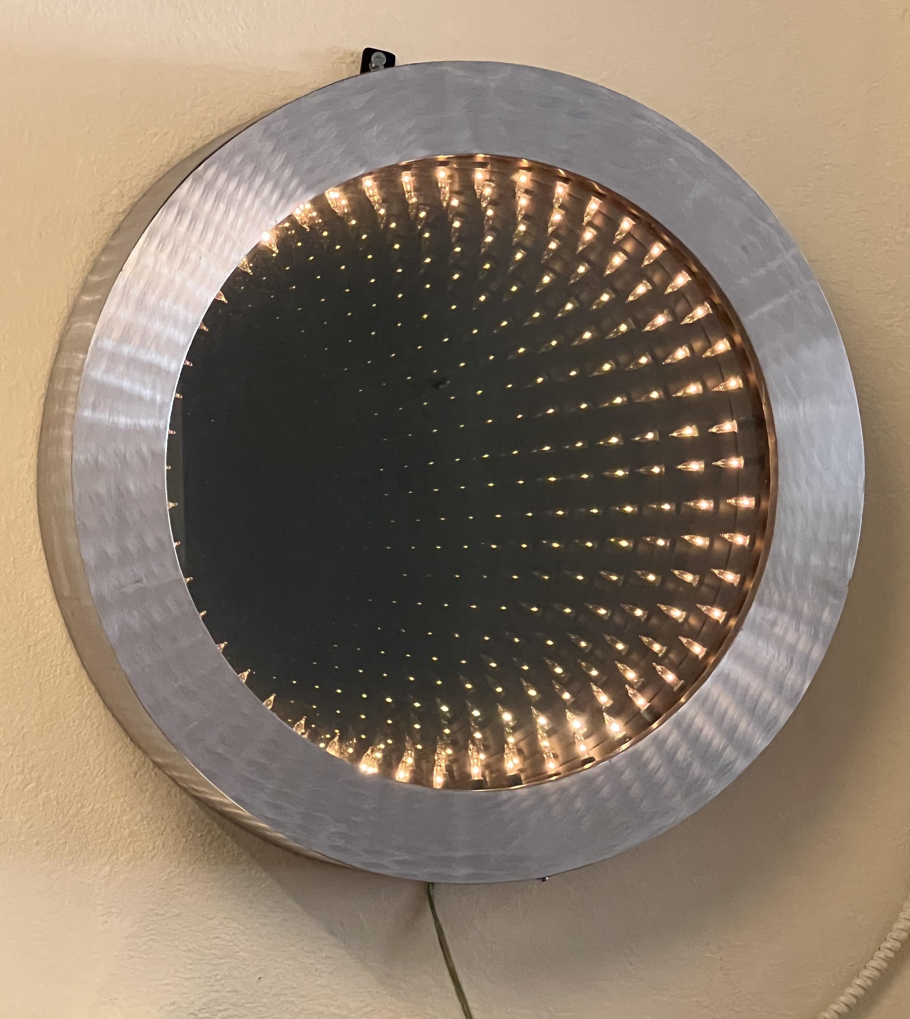 Infinity Mirror by Curtis Jere In Good Condition In Pasadena, CA