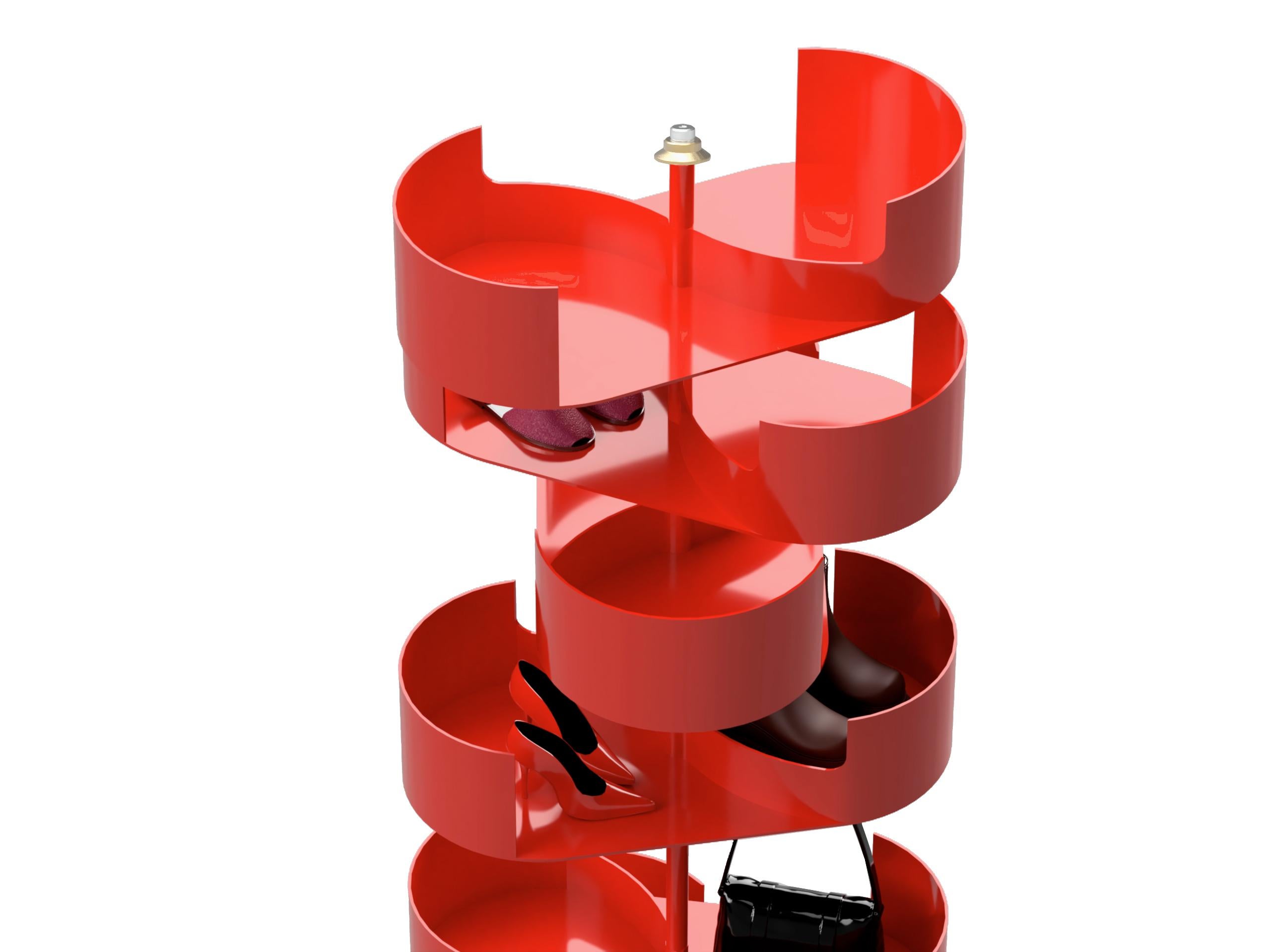Elegance and order, always at hand.
Infinity represents an innovative and elegant solution for those who wish to organize their collection of shoes, bags and accessories with class. With a refined and functional design, this luxury furniture