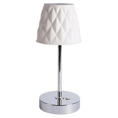 Infinity Silver and White Table Lamp