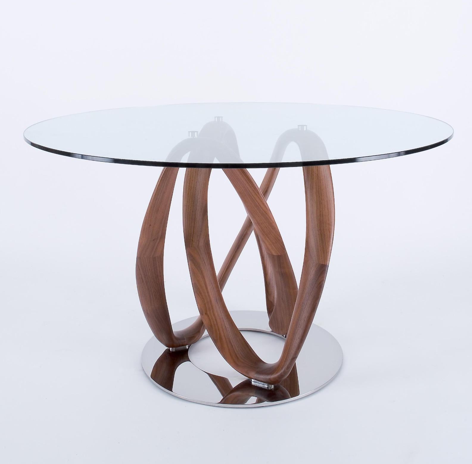 Hand-Crafted Infinity Table, Stefano Bigi for Porada