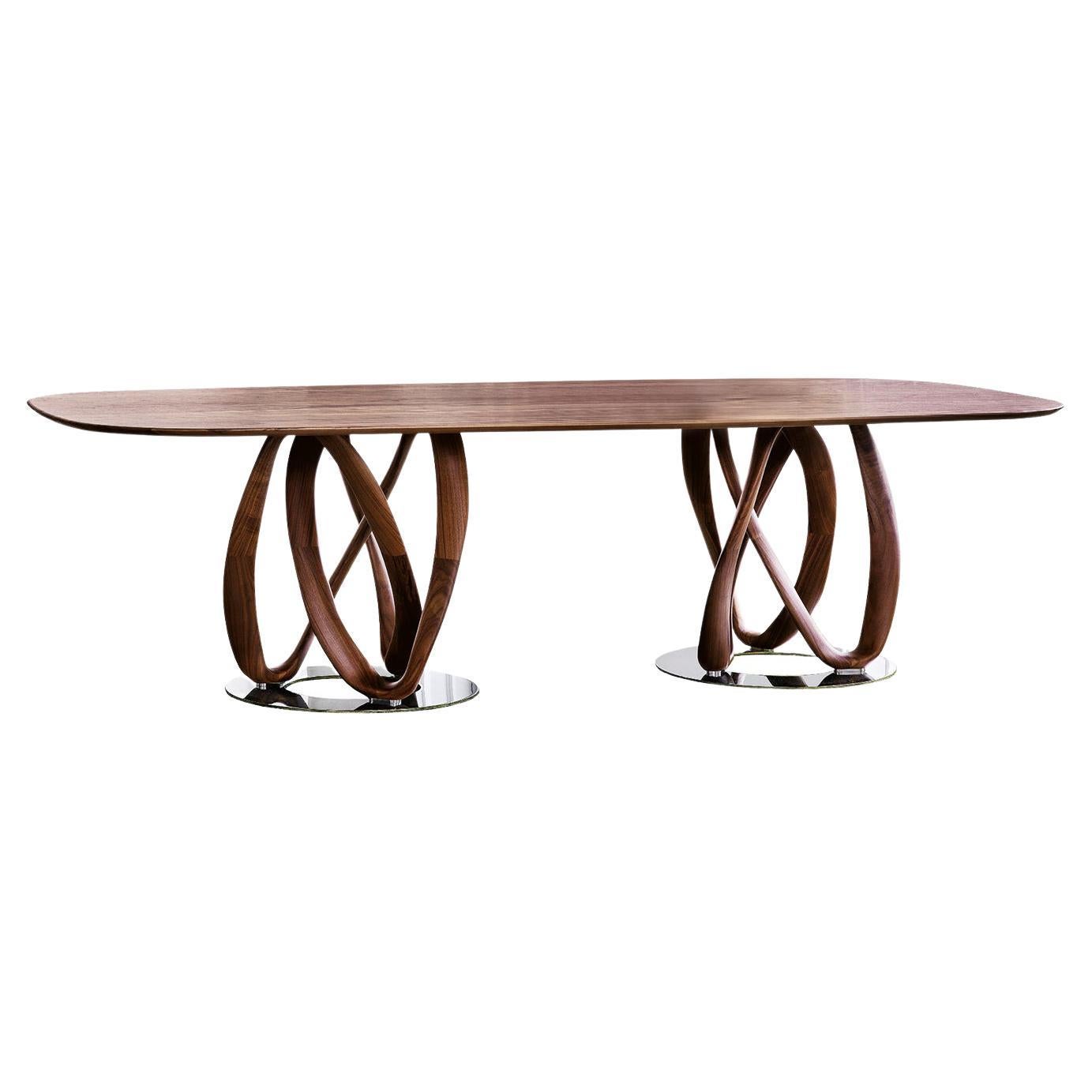 Infiny Walnut Dining Table For Sale