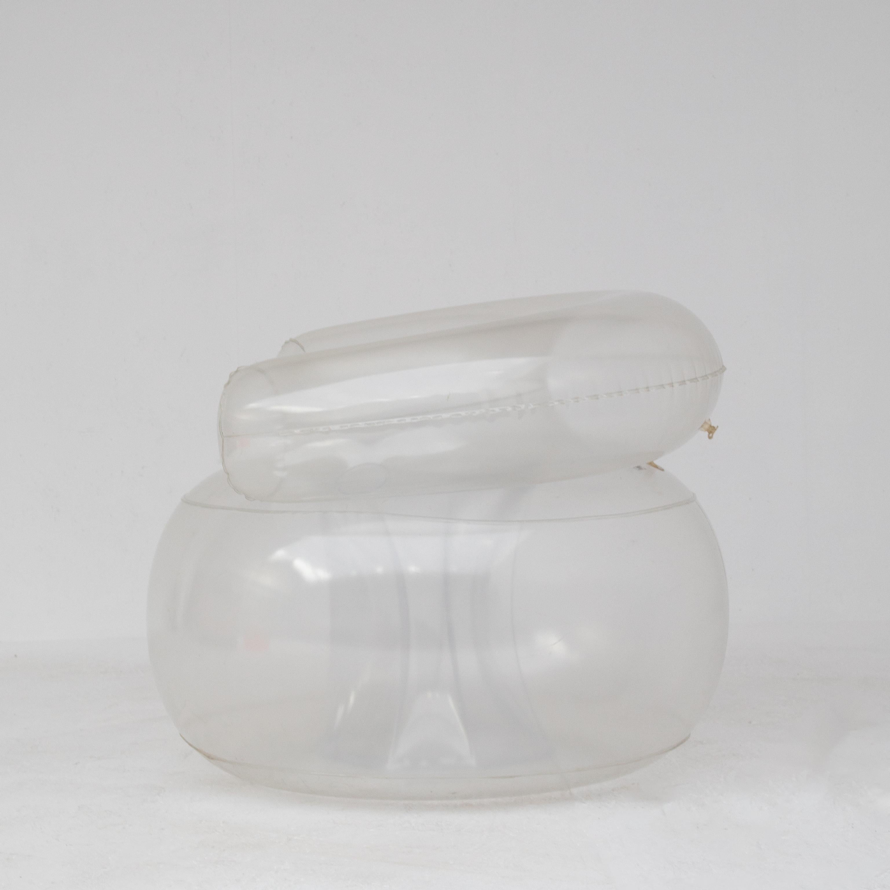 Juego de sillas hinchables de Alexis Lahellec finales del siglo XX en venta