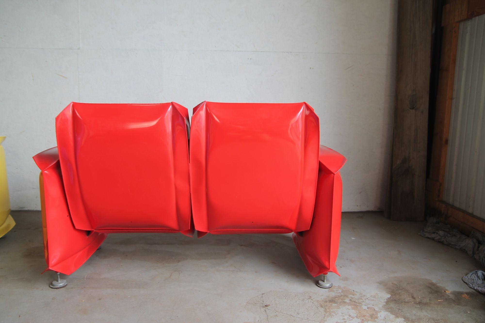 Inflated Steel Furniture Set by Robert Anderson For Sale 3