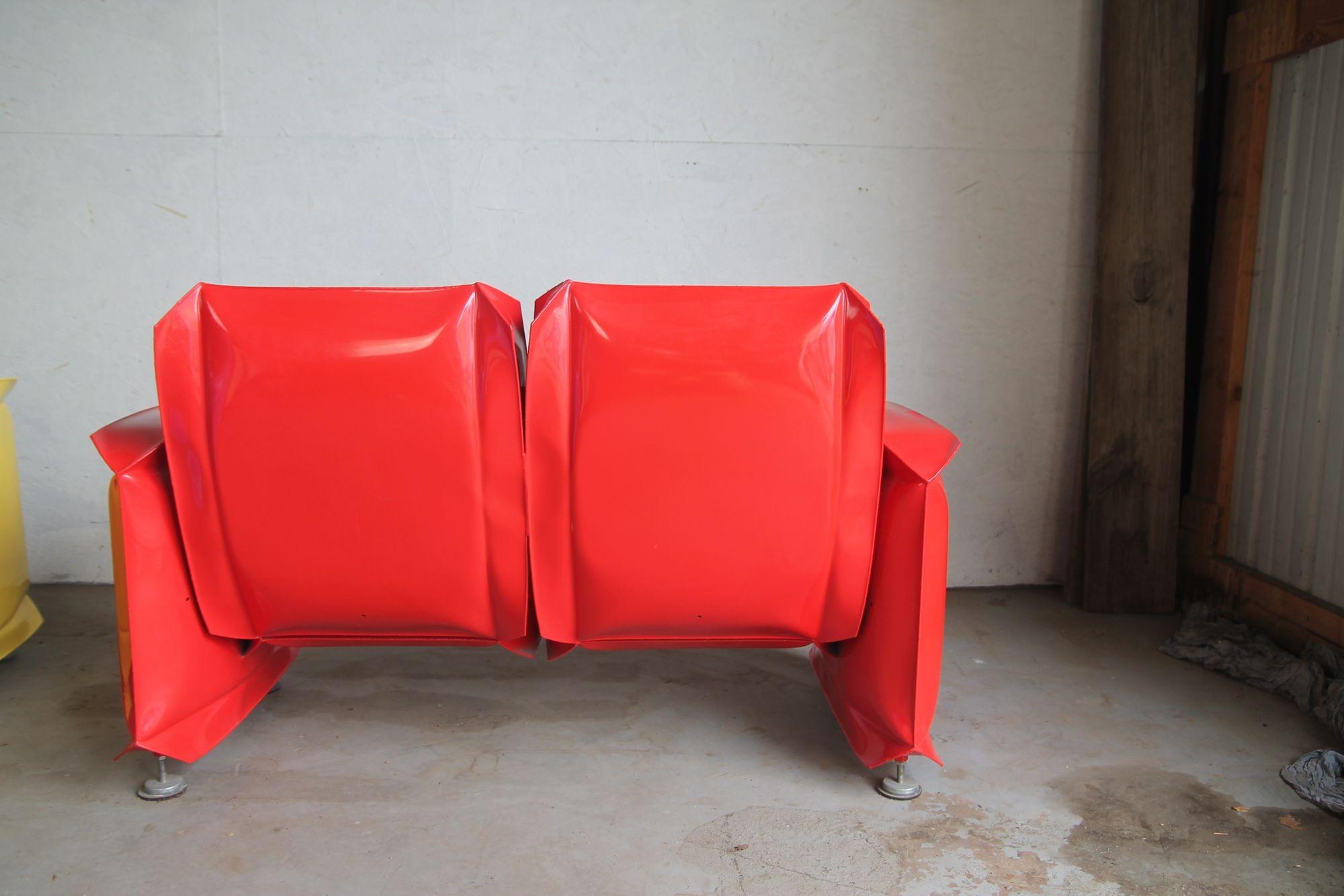 Ensemble de meubles en acier ajouré de Robert Anderson en vente 4
