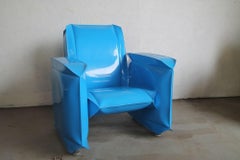 Inflated Steel Furniture Set by Robert Anderson