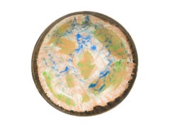 Informal Ceramic Plate by Sandro Cherchi for Ceramiche S. Giorgio, 1957