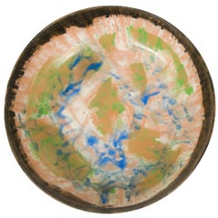 Informal Ceramic Plate by Sandro Cherchi for Ceramiche S. Giorgio, 1957