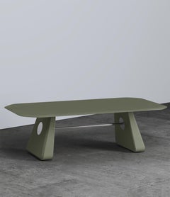 Inge Dining Table in Metal, Contemporary Design, Made in Italy