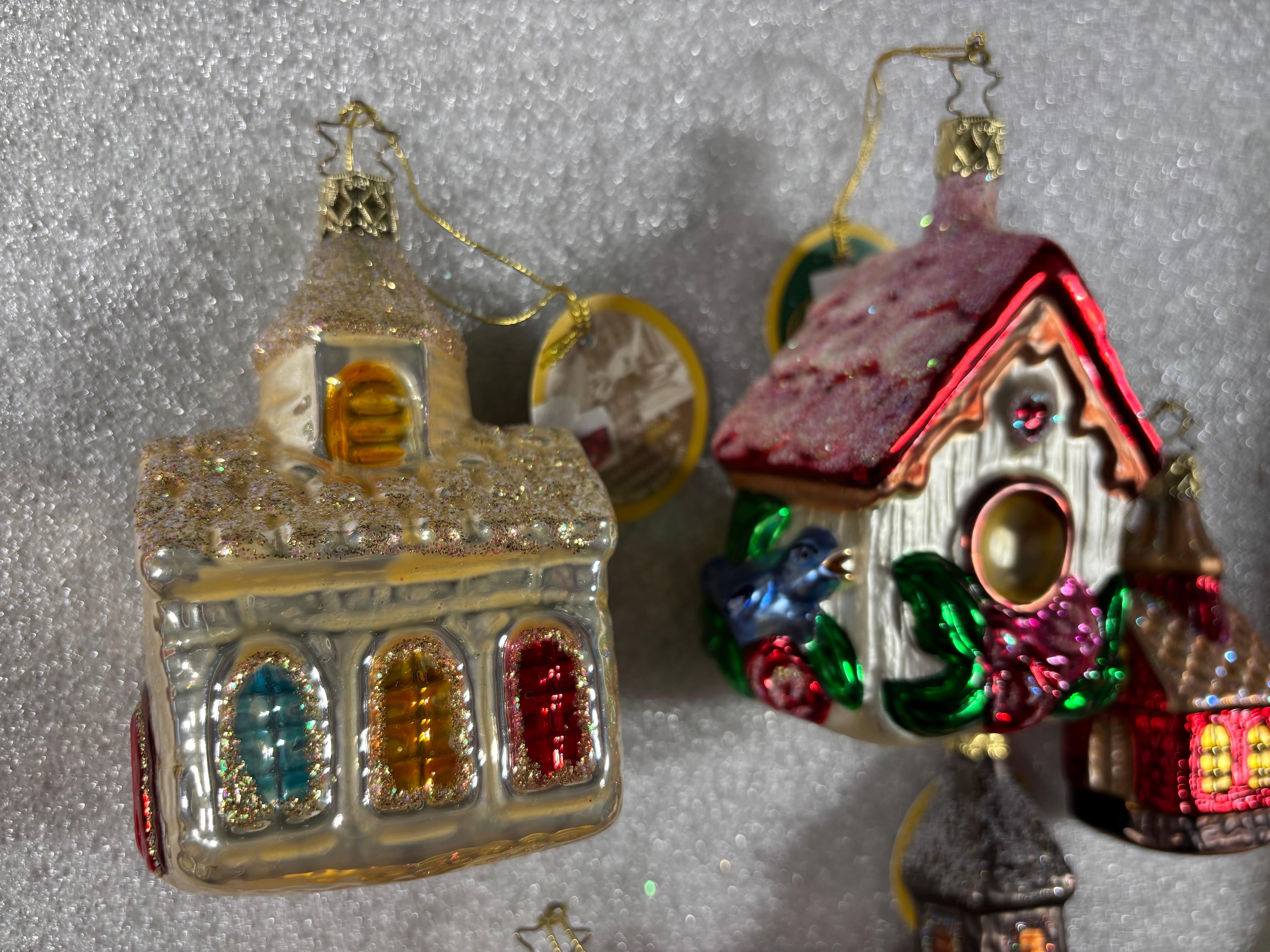 Inge-Glas und Christopher Radko Weihnachtsornamente, 16 Stück (20. Jahrhundert) im Angebot