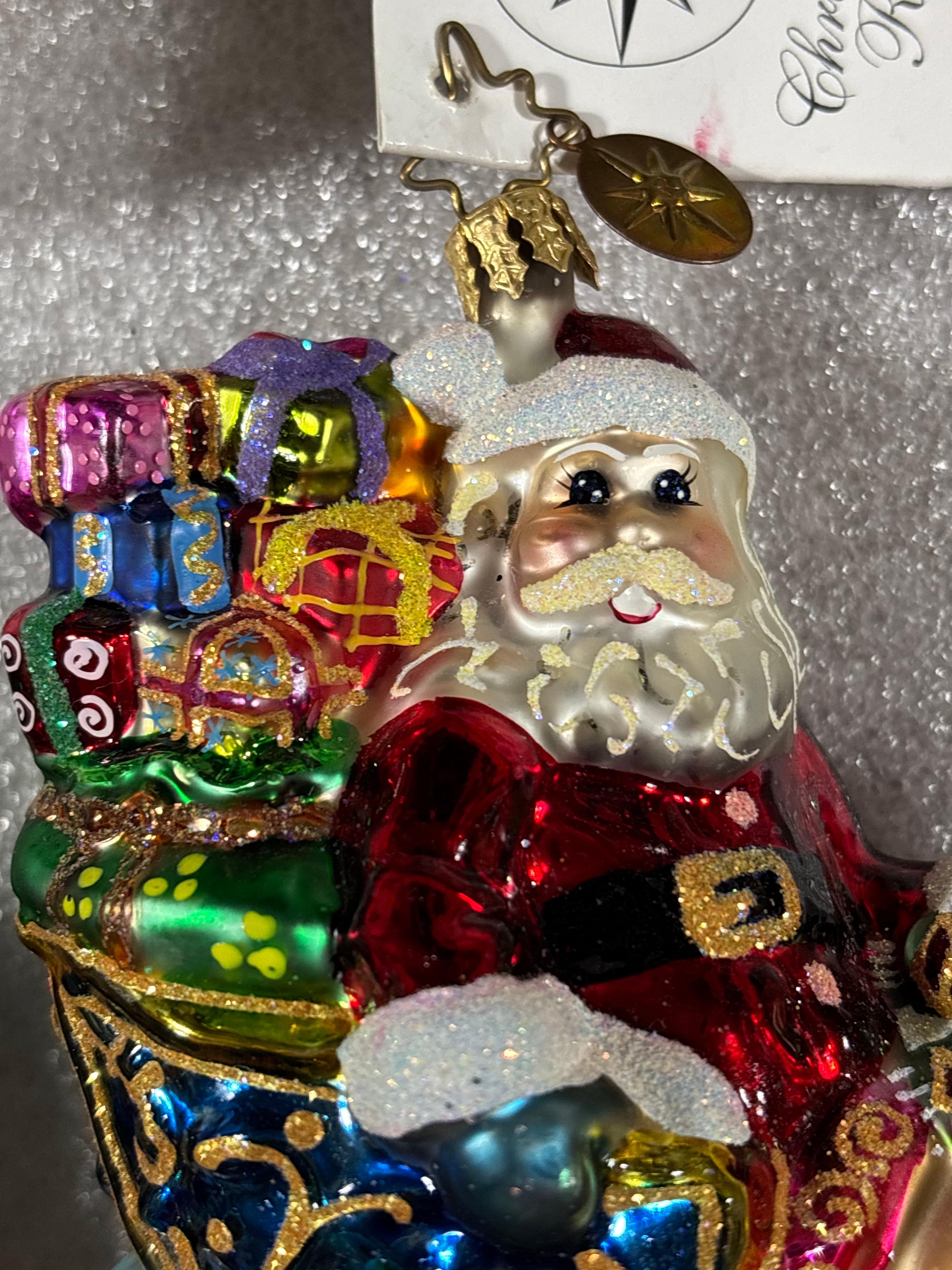 Tedesco Inge-Glas, Mackenzie Child, and Christopher Radko Christmas Ornaments, Set of 20 in vendita