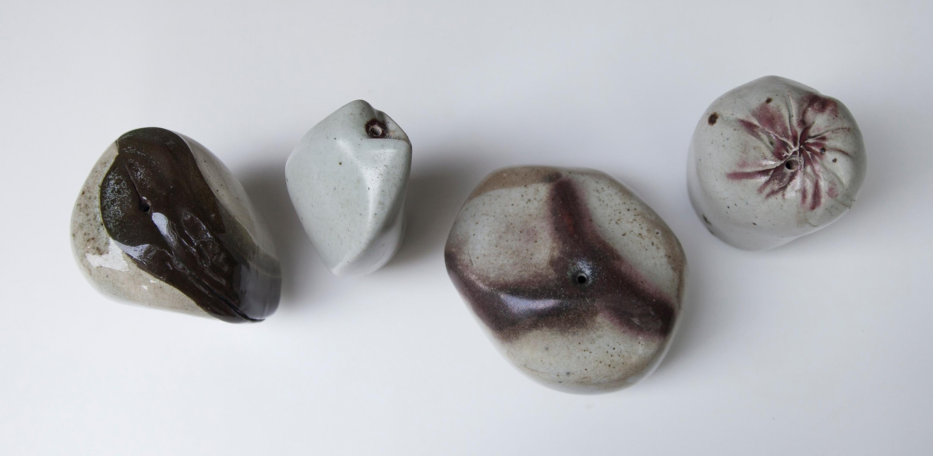 Ingeborg und Bruno Asshoff Keramische Stone Objects (Moderne der Mitte des Jahrhunderts)
