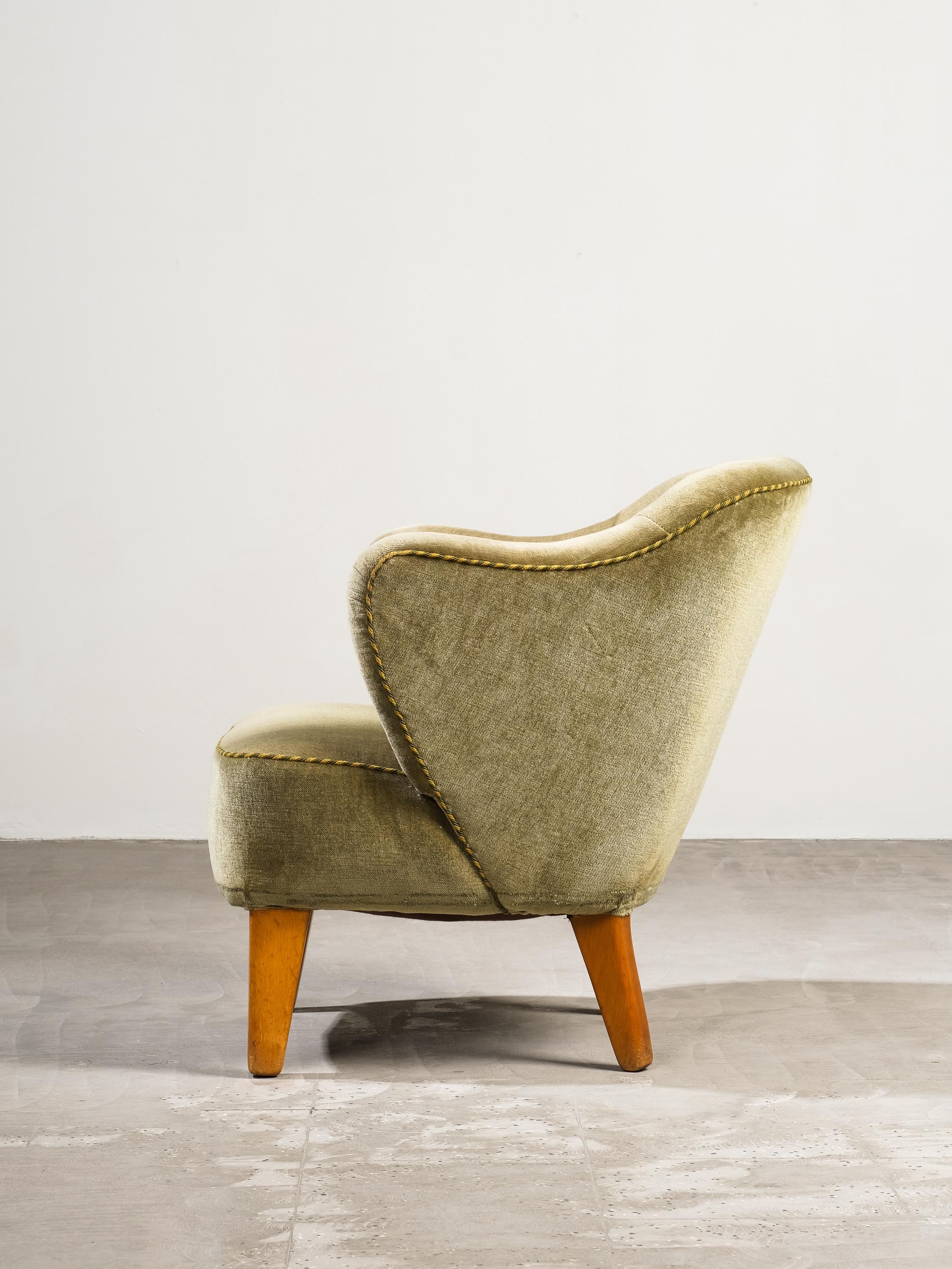 'Ingeborg' Easy Chair by Flemming Lassen, Asko, 1950s For Sale 10
