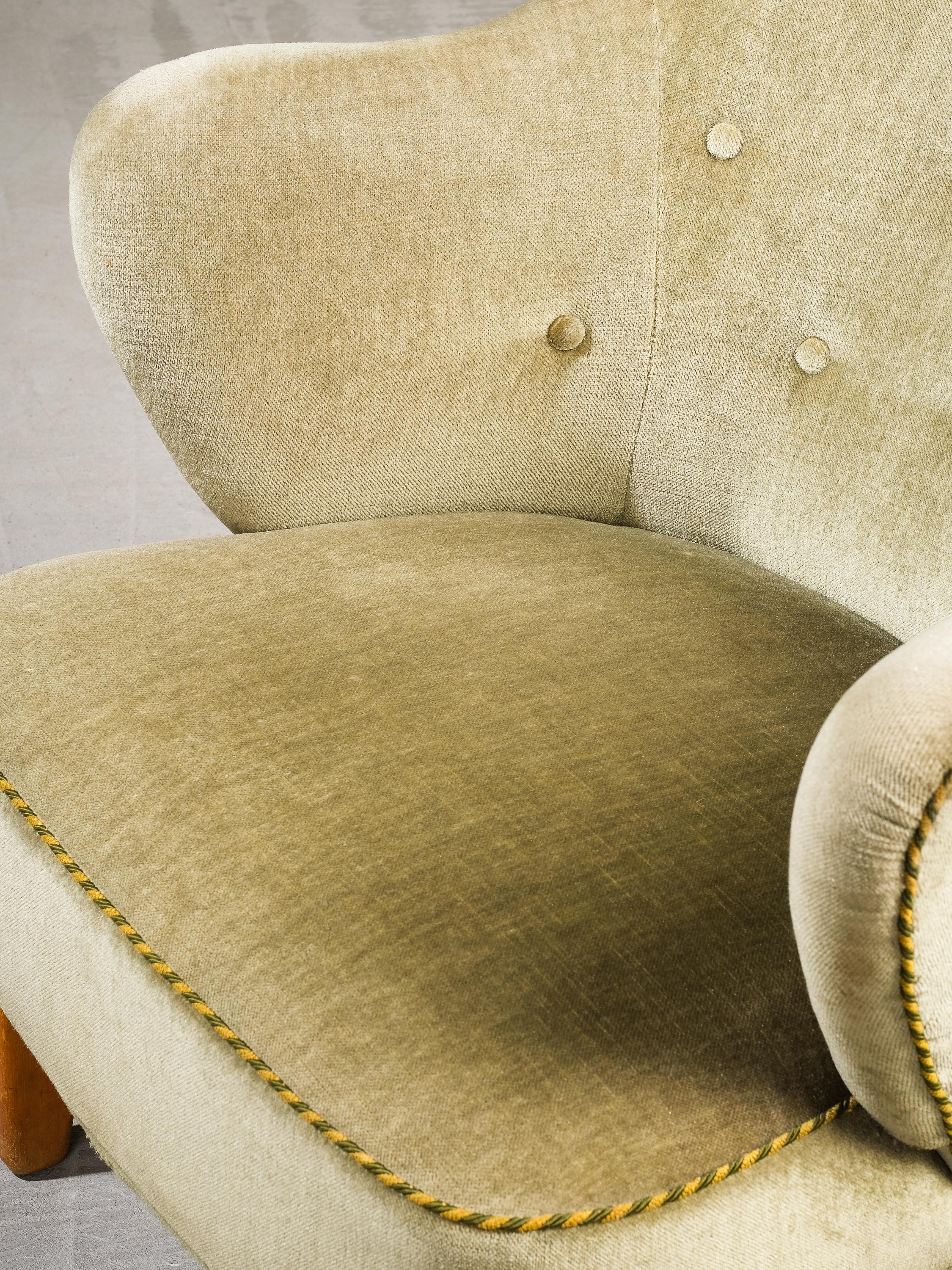 Mid-20th Century 'Ingeborg' Easy Chair by Flemming Lassen, Asko, 1950s For Sale