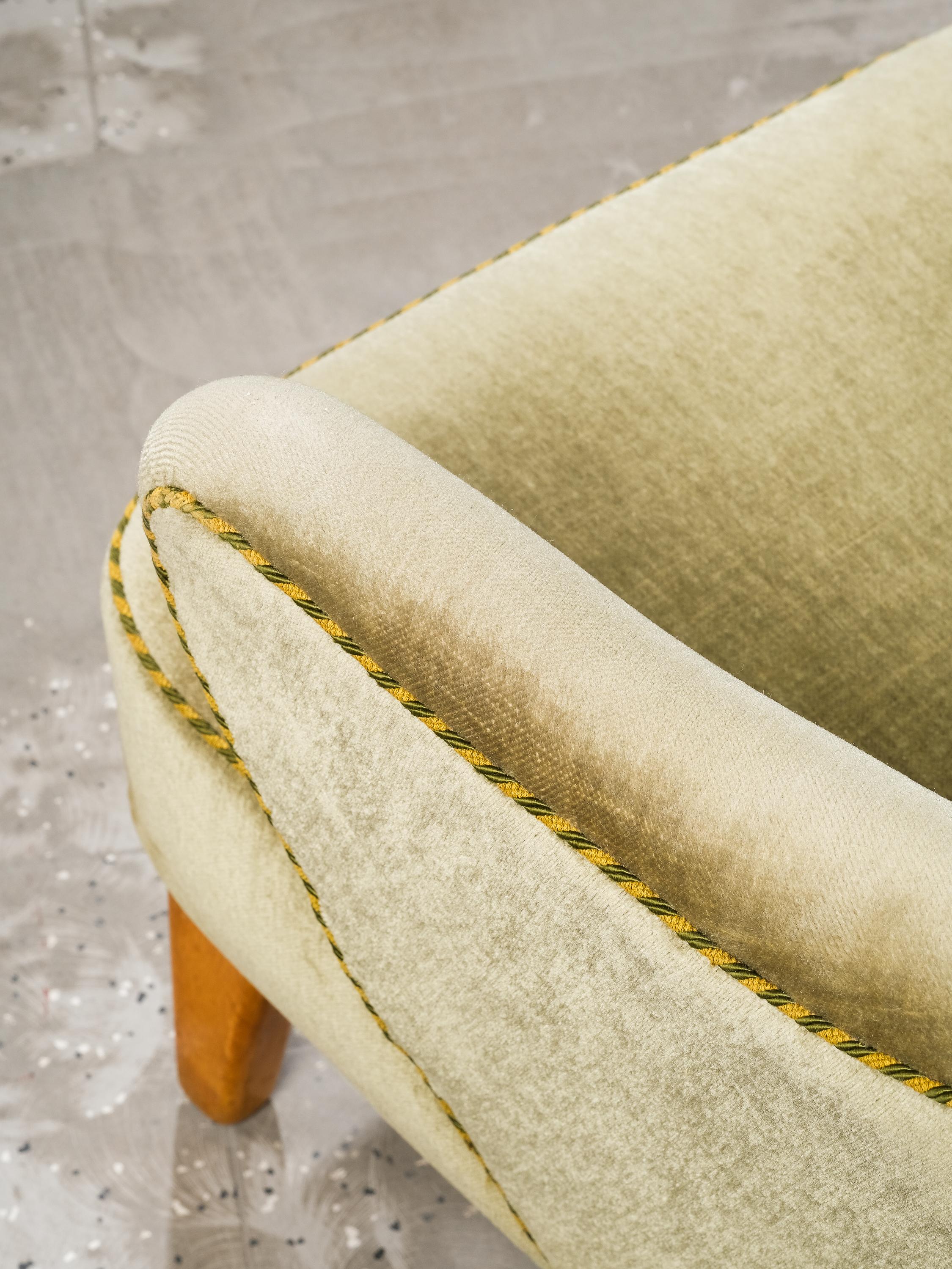 Fabric 'Ingeborg' Easy Chair by Flemming Lassen, Asko, 1950s For Sale