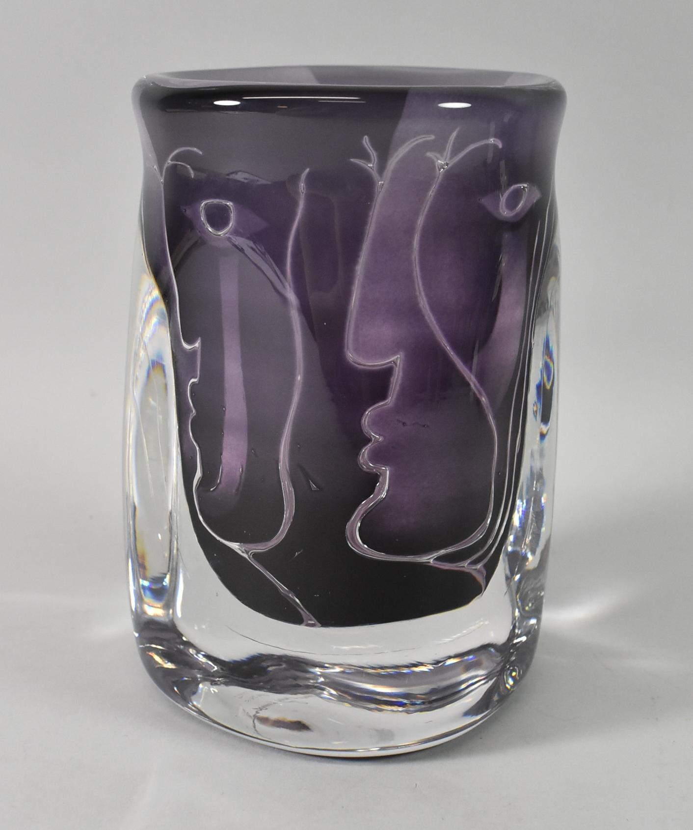 Moderno Vaso in vetro artistico 
