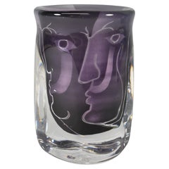 Vintage Ingeborg Lundin for Orrefors "Ariel" Art Glass Vase