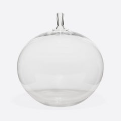 Ingeborg Lundin Glass Apple Vase, Orrefors Glassworks, 1957