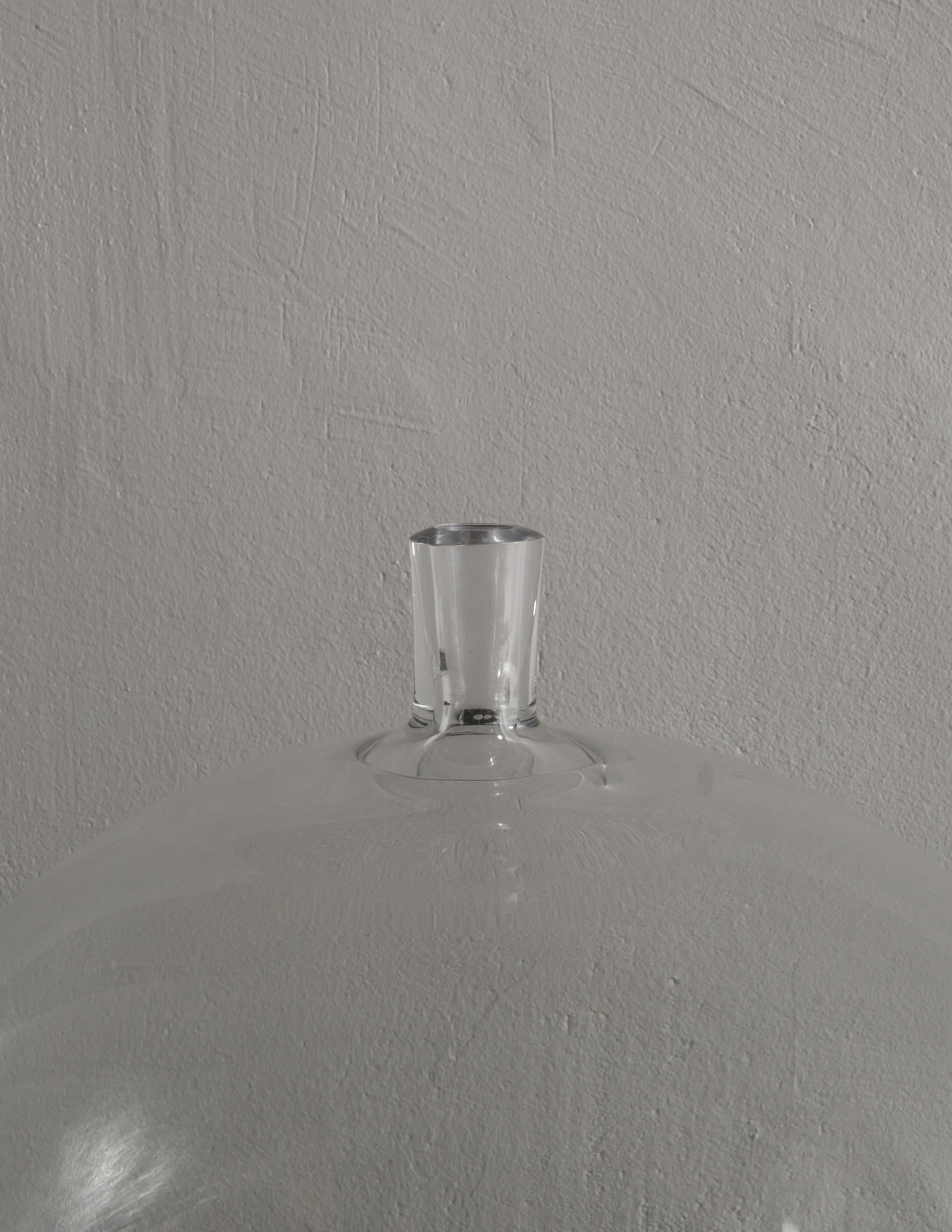 Scandinavian Modern Ingeborg Lundin Glass Sculpture Vase 