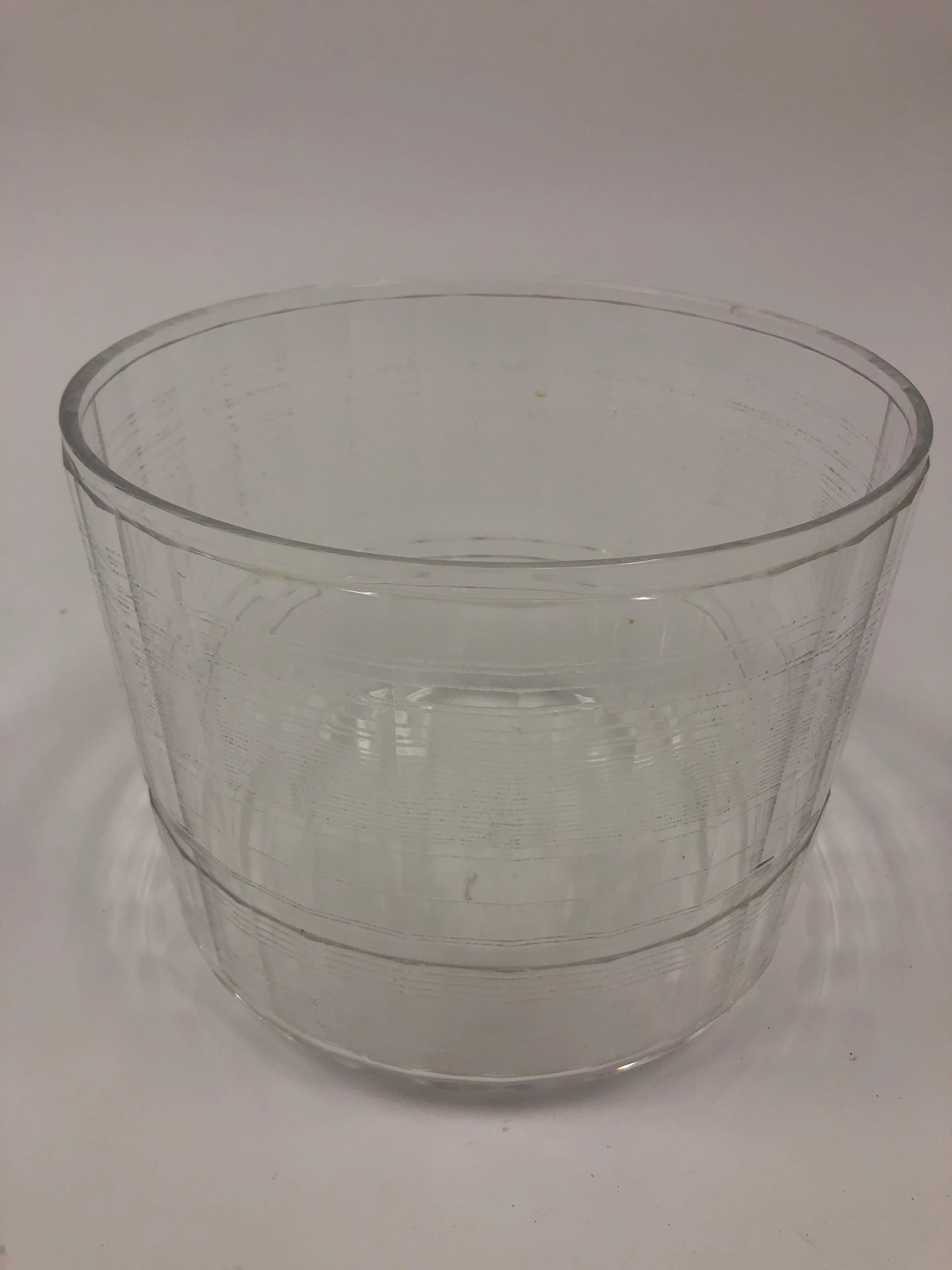 Ingeborg Lundin, Orrefors Etched Crystal Bowl In Good Condition For Sale In New York, NY