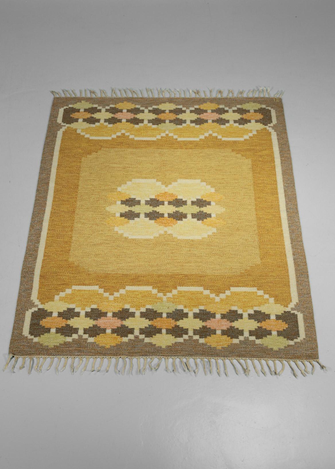 Ingegerd Silow Carpet Flat-Weave, Swedish Rug 4