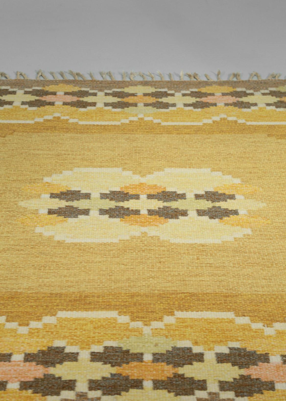 Ingegerd Silow Carpet Flat-Weave, Swedish Rug 6