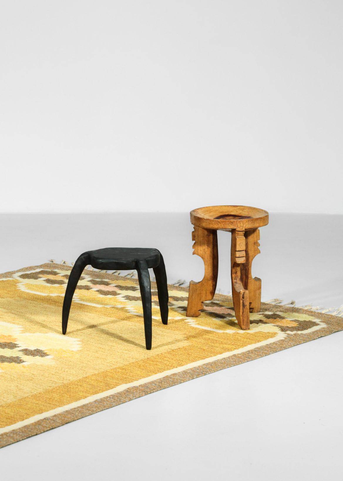 Mid-20th Century Ingegerd Silow Carpet Flat-Weave, Swedish Rug