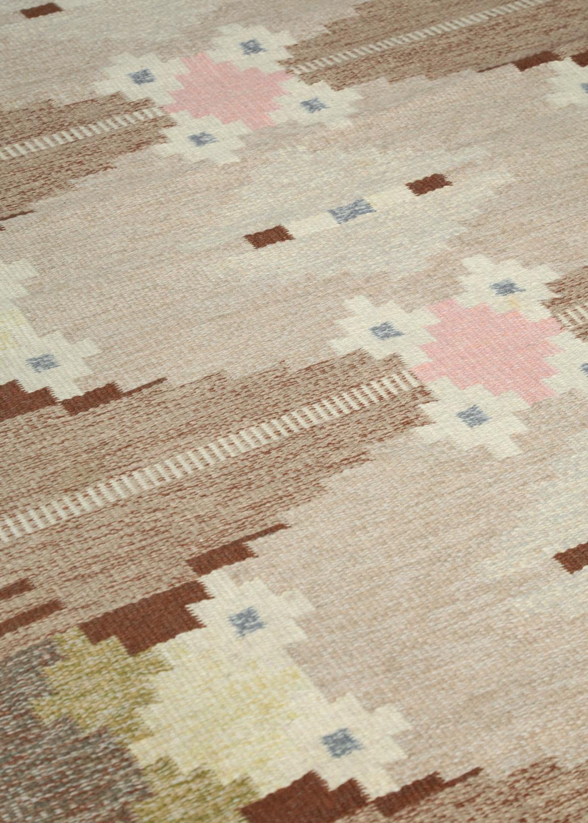 Ingegerd Silow Carpet Handwoven, Swedish Rug 4
