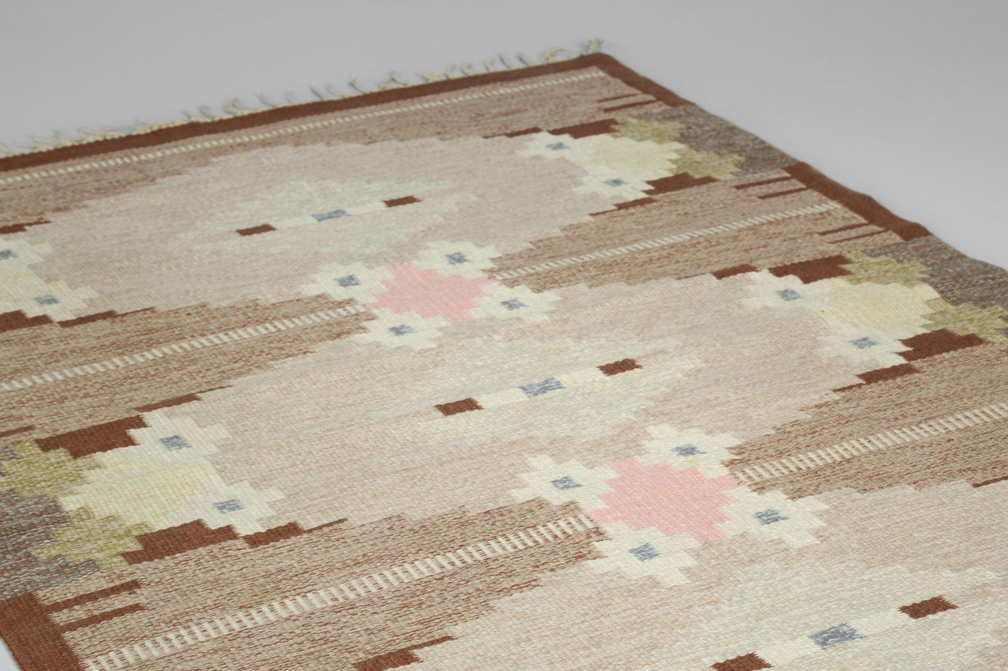 Ingegerd Silow Carpet Handwoven, Swedish Rug 5