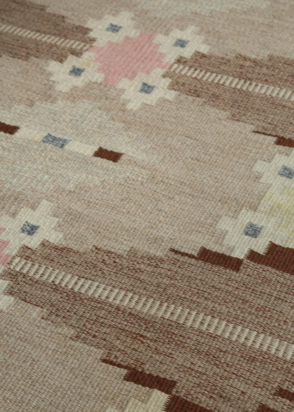 Ingegerd Silow Carpet Handwoven, Swedish Rug 2