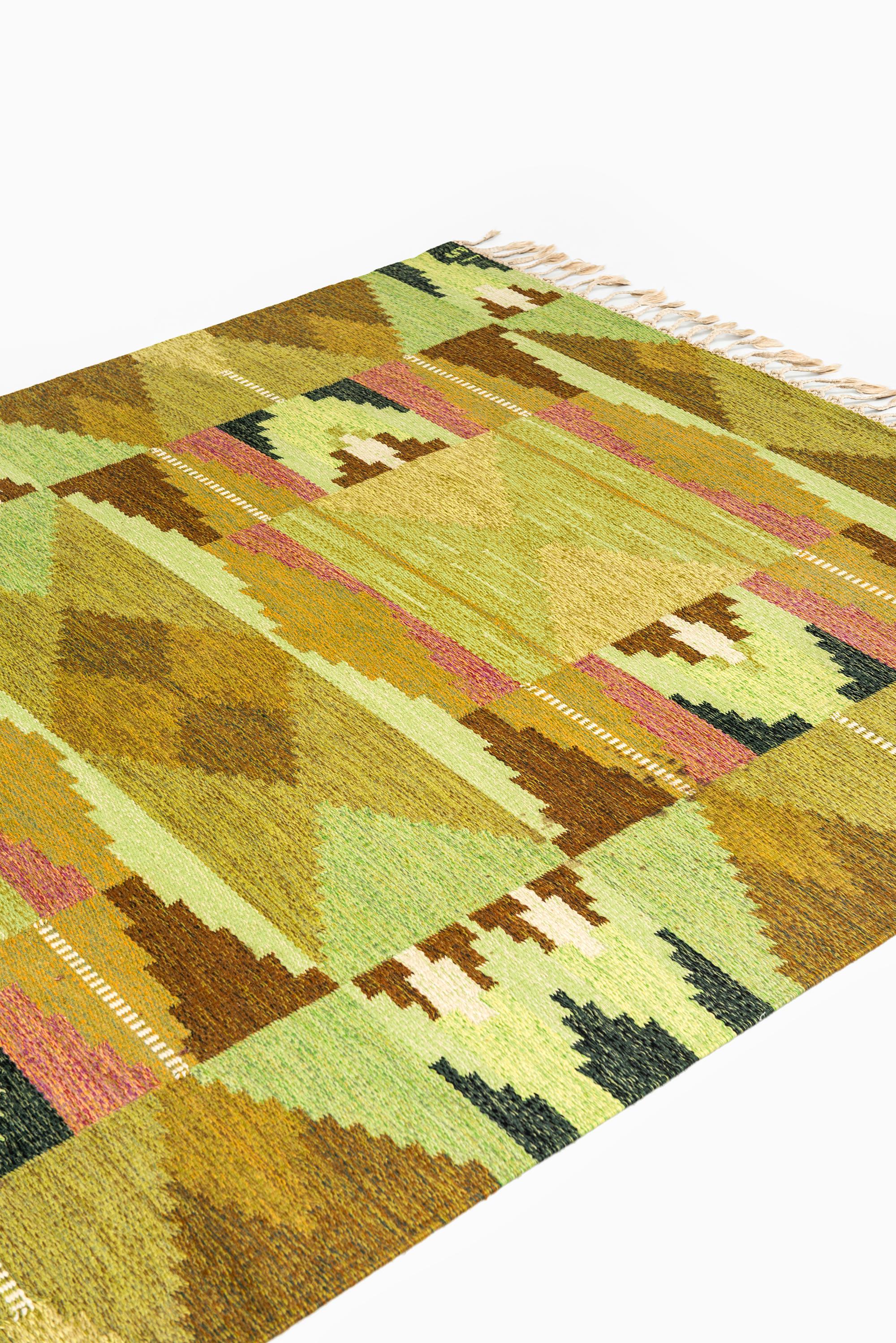 Scandinavian Modern Ingegerd Silow Carpet Produced in Sweden For Sale