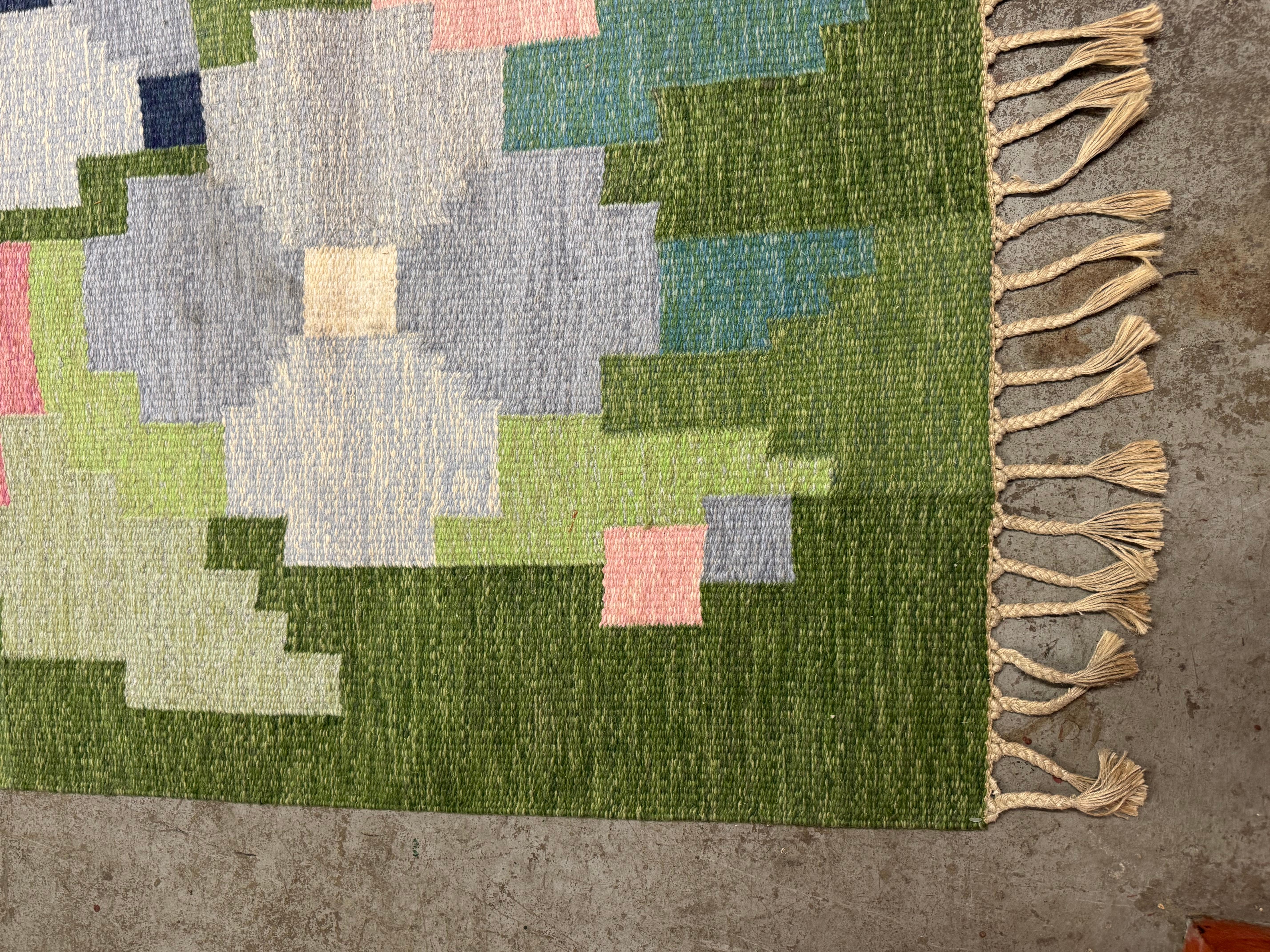 Ingegerd Silow Faltweve-Teppich (Skandinavische Moderne) im Angebot