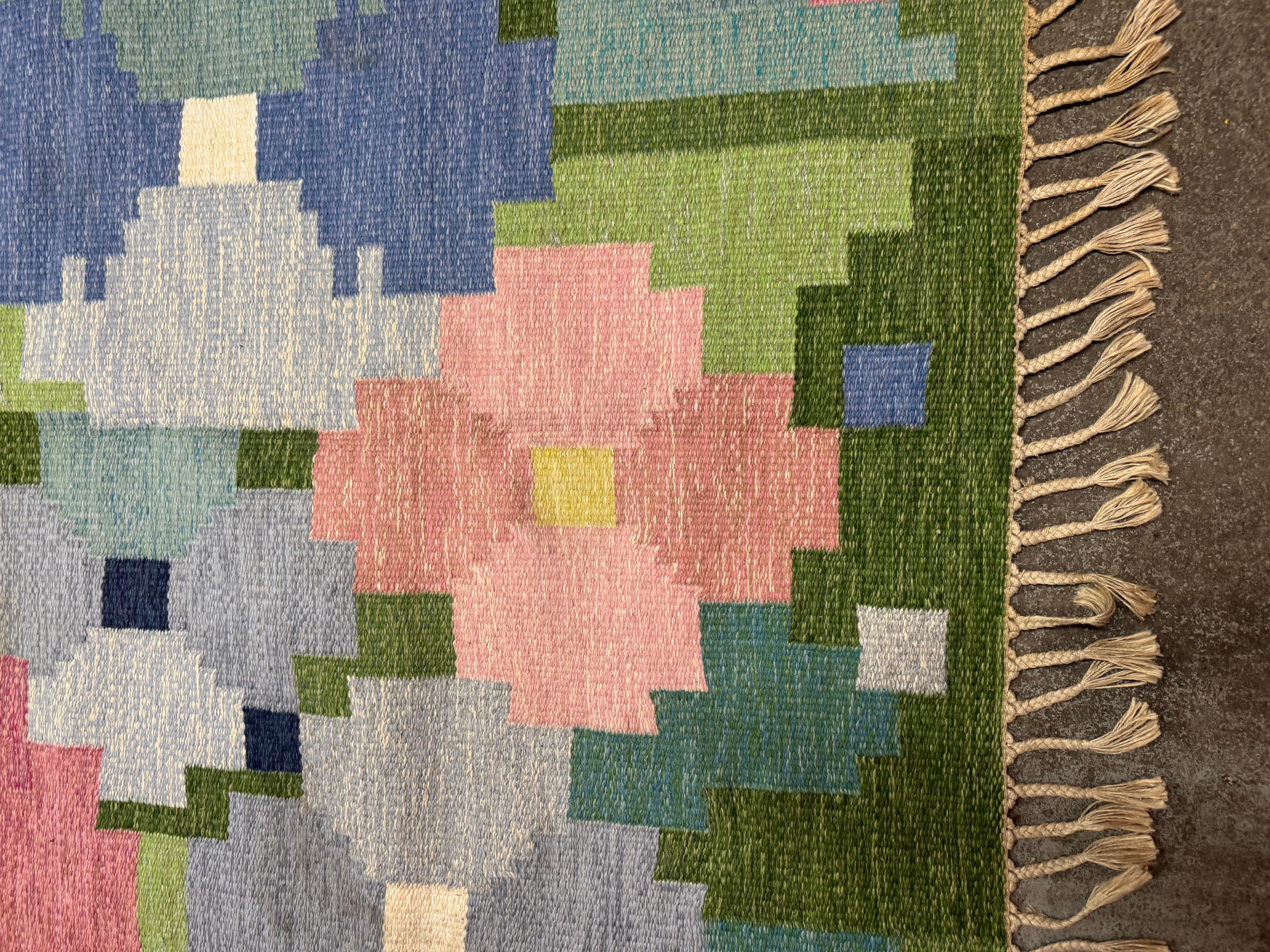 Ingegerd Silow Faltweve-Teppich (Schwedisch) im Angebot