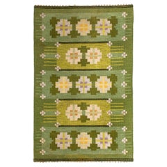 Ingegerd Silow Flat-Weave Carpet Produced in Sweden