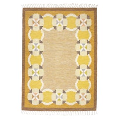 Ingegerd Silow Hand Weaved Flat Weave Carpet