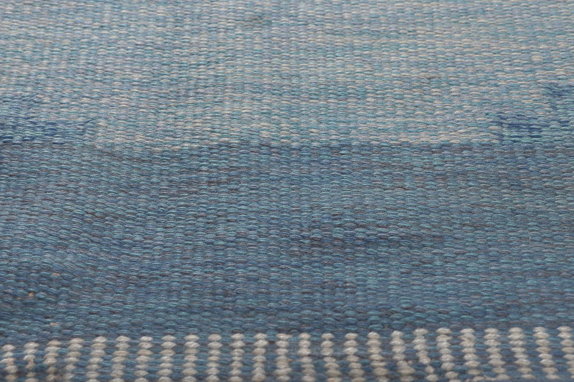 Ingegerd Silow Vintage Schwedischer Kilim Rollakan Teppich, Blommig Spaljé (20. Jahrhundert) im Angebot