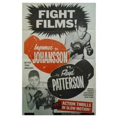 Ingemar Johansson Vs Floyd Patterson, Unframed Poster, 1960