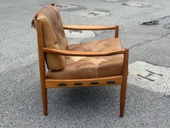 Ingemar Thillmark teak “Läckö” Lounge Chair for OPE Möbler, Sweden, 1960s–1970s